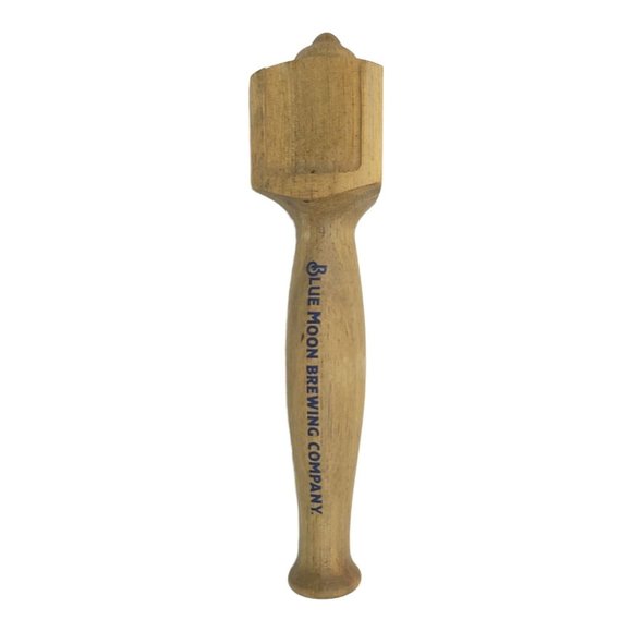 Blue Moon Brewing Company Wooden Beer Tap Handle 11.5" Knob Pub Bar Keg Man Cave - Picture 3 of 11